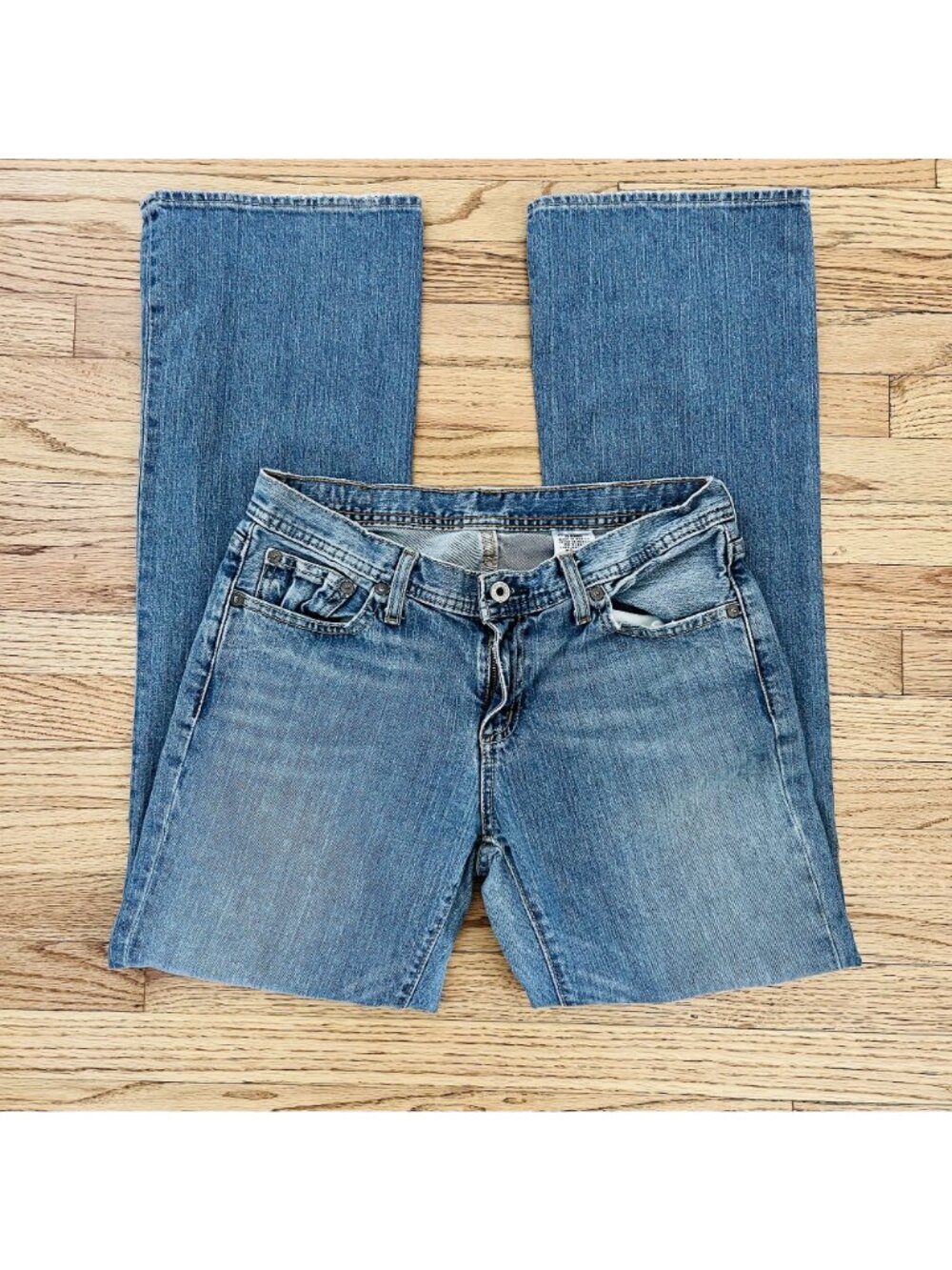 Vintage 90s Ralph Lauren Jeans Womens Sz 8 Kelly Low Rise Bootcut Stretch - Picture 5 of 13
